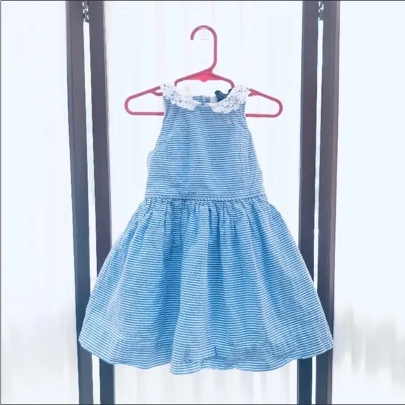 Polo Ralph Lauren Seersucker Stripe Dress - Picture 8 of 13